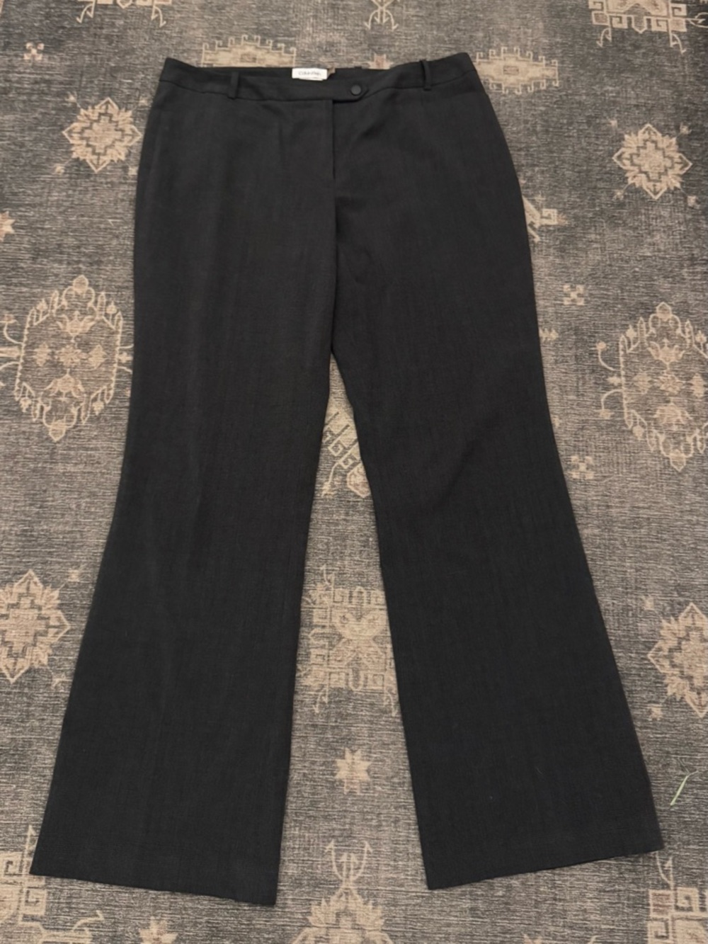 Calvin Klein Black Boot Cut Dress Pants